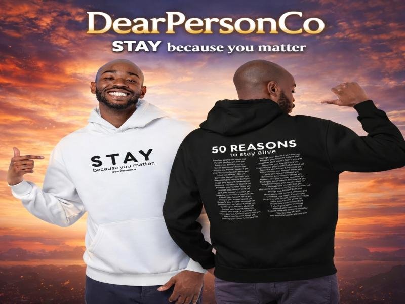DearPersonCo Meaningful Apparel Brand Promoting Kindness Mental Health Awareness And Purpose Driven Fashion