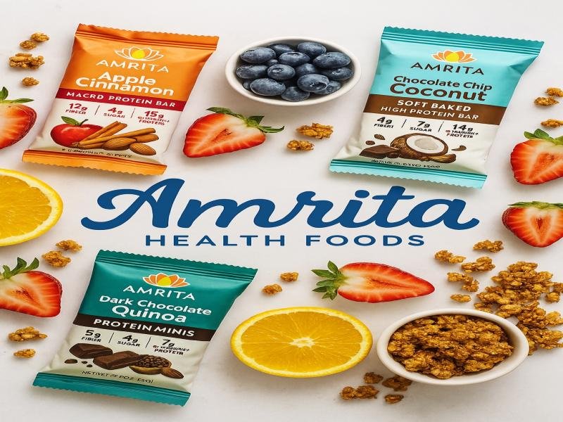 Amrita Health Foods Nourishing Bodies with Clean Allergen Free Plant Based Snacks
