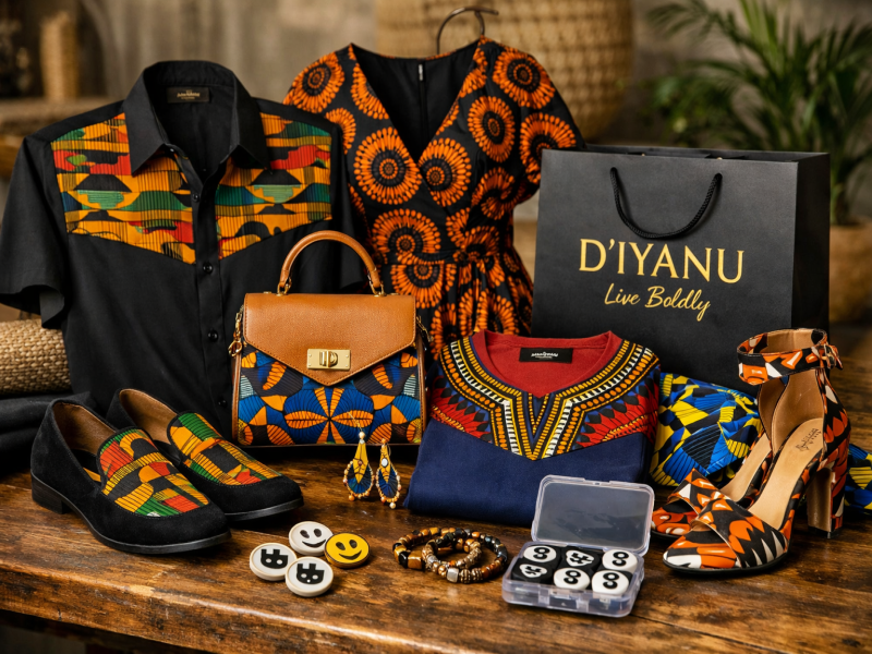 DIYANU Review. Premium African Print Clothing. Dresses. Dashiki Shirts. Family Matching Outfits And Accessories
